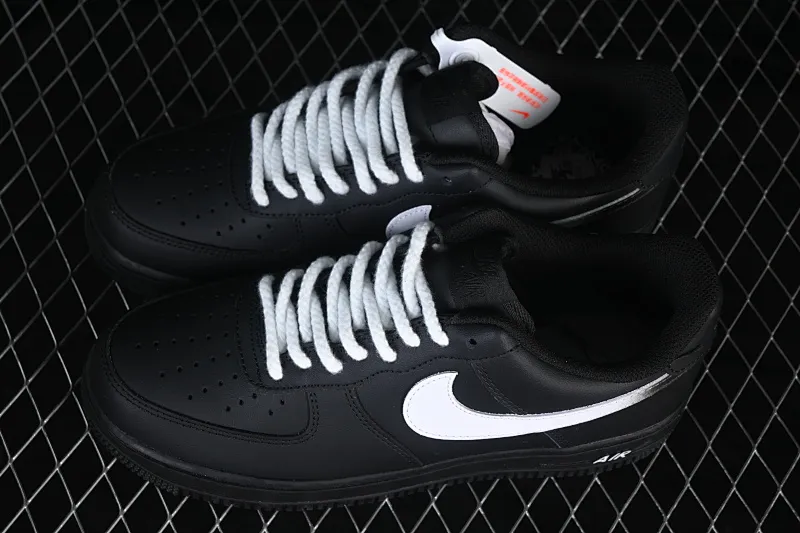 All categories Nk Air Force 1 Air Force series Nk Air Force 1 Low Air Force low-top Nike Air Force 1'07 Low Two-dimensional theme Black and white hook Air Force 1 low-top casual sneakers ZH0316-100